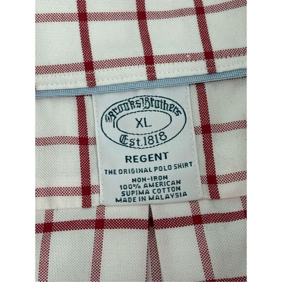 Brooks Brothers Regent Fit Non-Iron 100% Cotton Pocket Dress Shirt - Picture 8 of 8